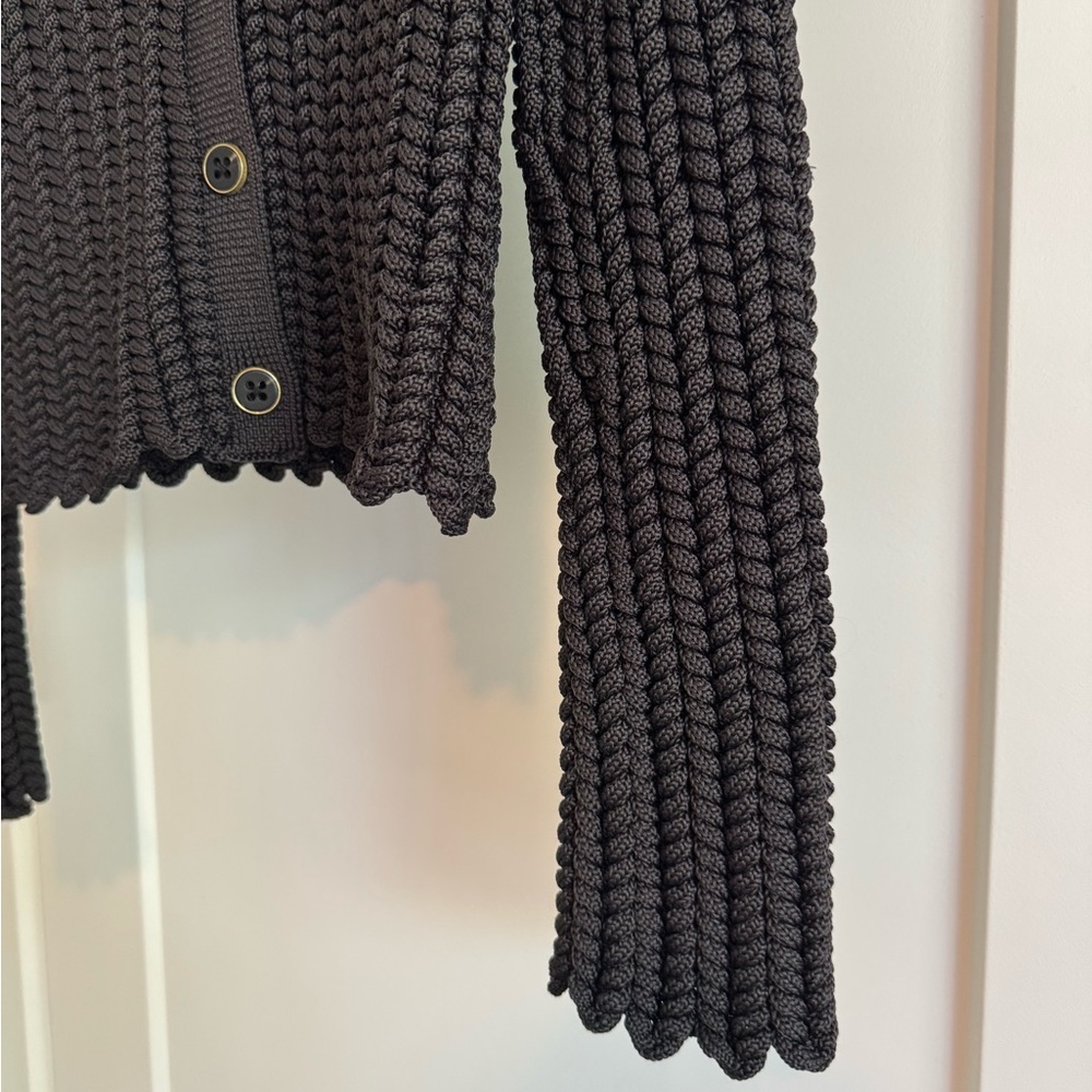 NWT | Future Collective x Jeneé Naylor | Braided Button-Front Collared Cardigan - Picture 14 of 15